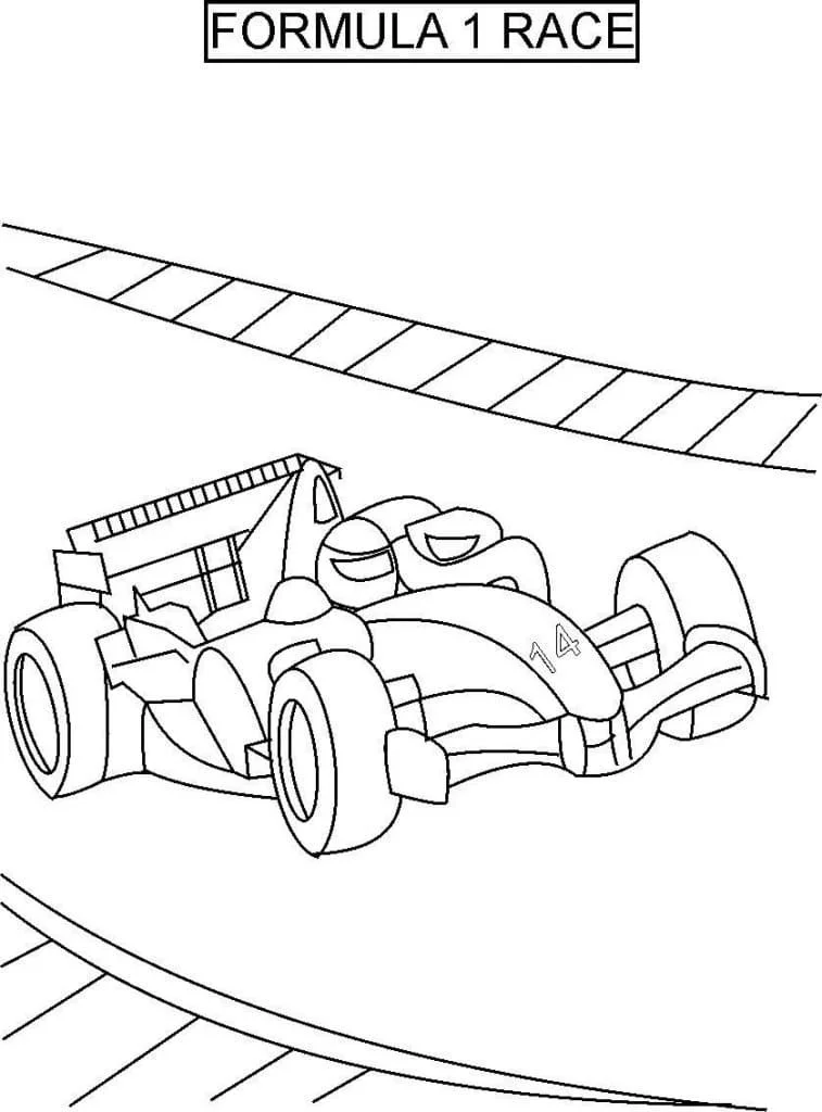 Desenhos de Carros de Rally Para Colorir 17