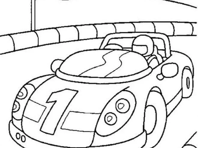 Desenhos de Carros de Rally Para Colorir 29