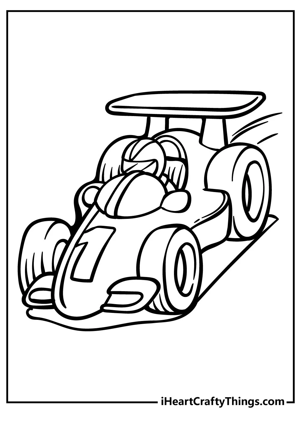 Desenhos de Carros de Rally Para Colorir 8