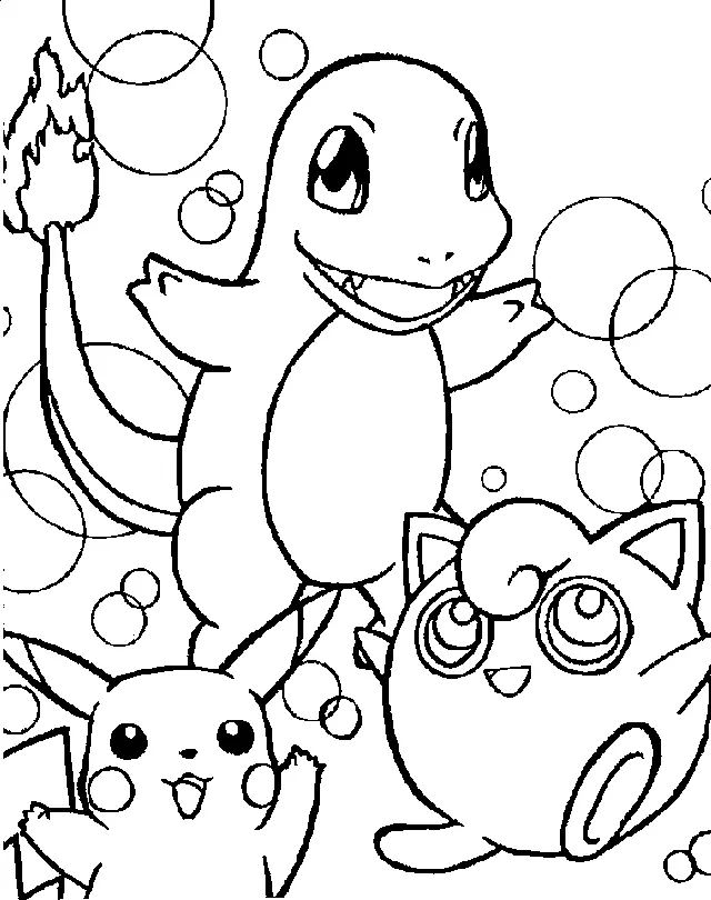 Desenhos de Cartao de Pokemon Para Colorir 17