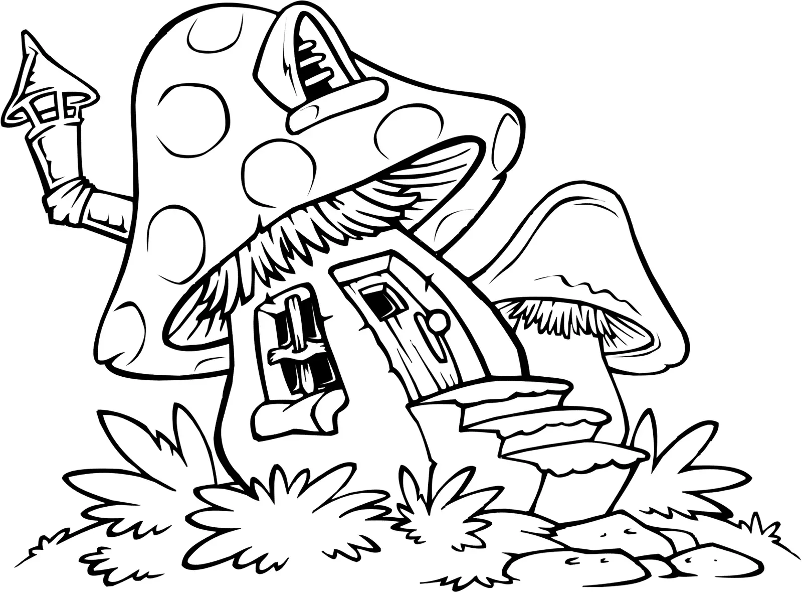 Desenhos de Casas Para Colorir 33