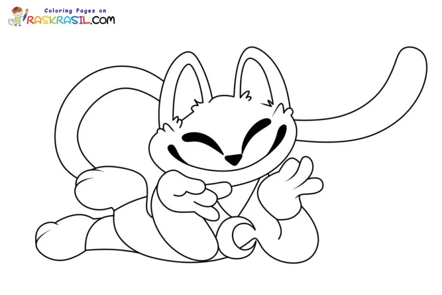 Desenhos de CatNap Para Colorir 14