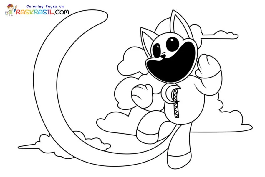 Desenhos de CatNap Para Colorir 6