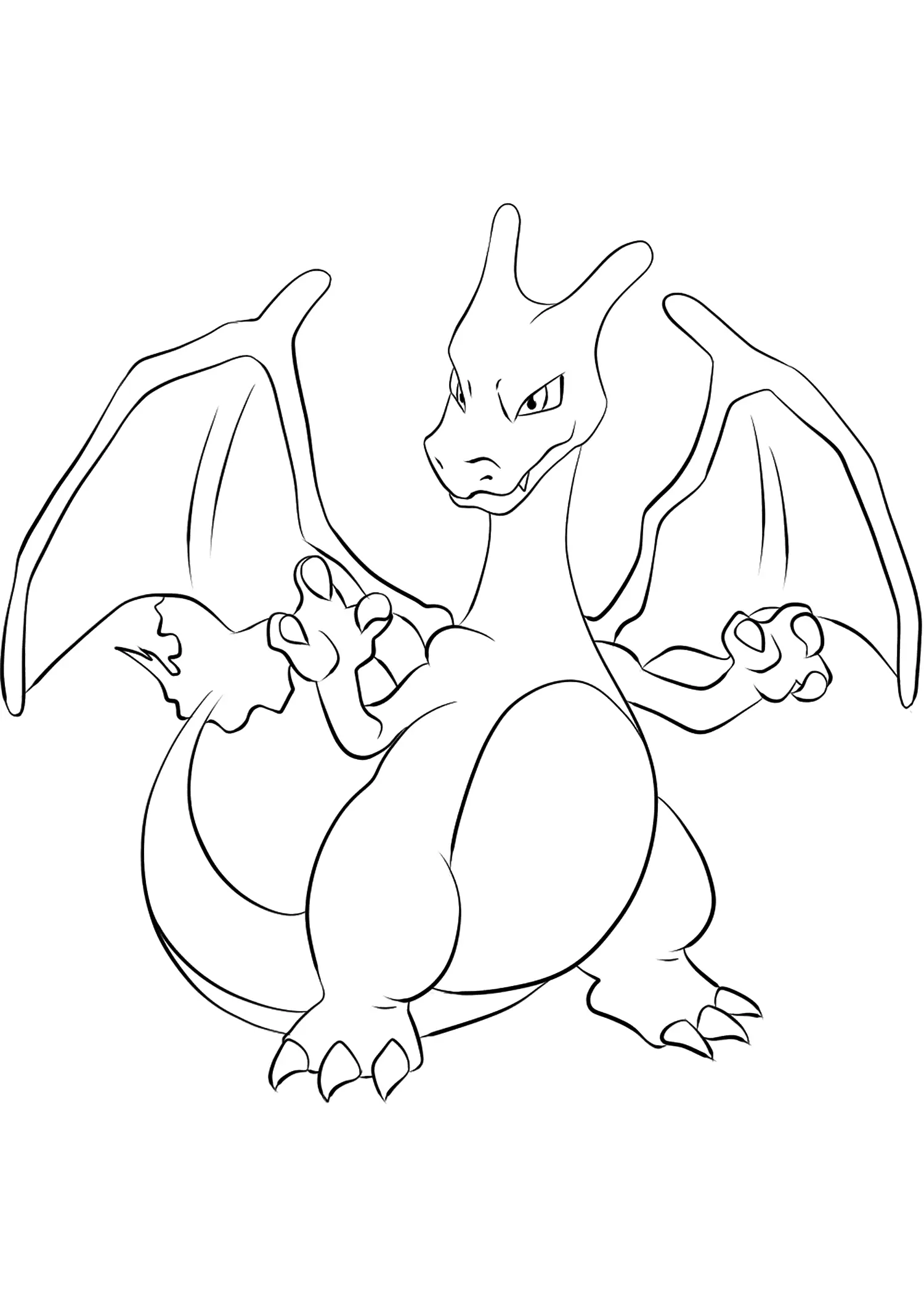 Desenhos de Charizard Para Colorir 10