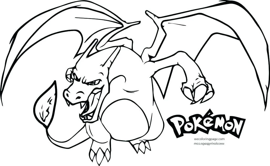 Desenhos de Charizard Para Colorir 12