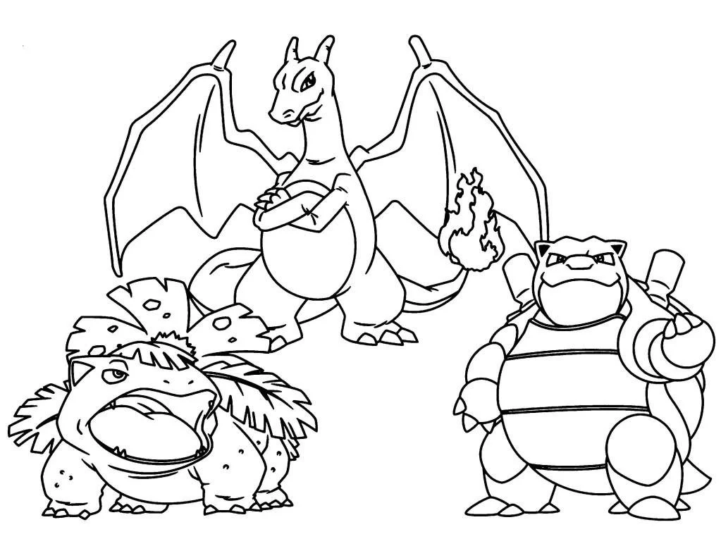 Desenhos de Charizard Para Colorir 14