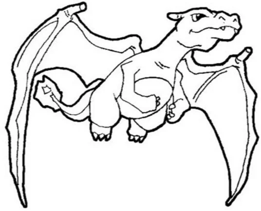 Desenhos de Charizard Para Colorir 15