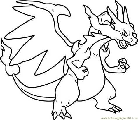 Desenhos de Charizard Para Colorir 4