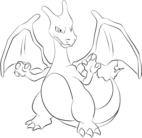 Desenhos de Charizard Para Colorir 5