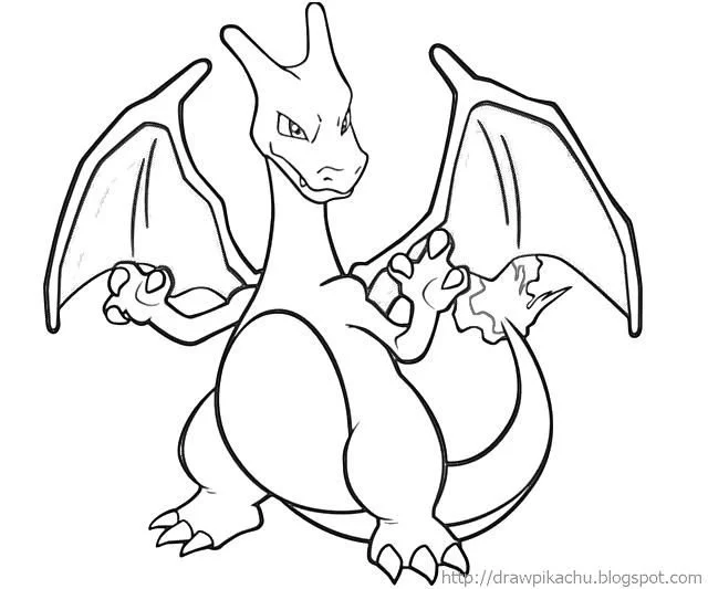 Desenhos de Charizard Para Colorir 7