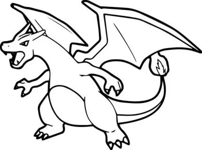 Desenhos de Charizard Para Colorir 8