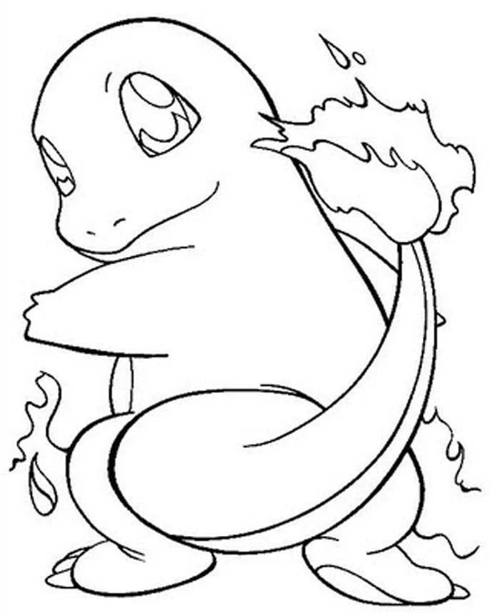 Desenhos de Charmander Para Colorir 14