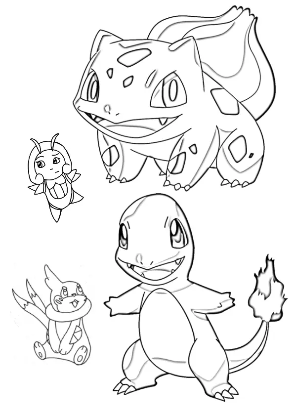 Desenhos de Charmander Para Colorir 19