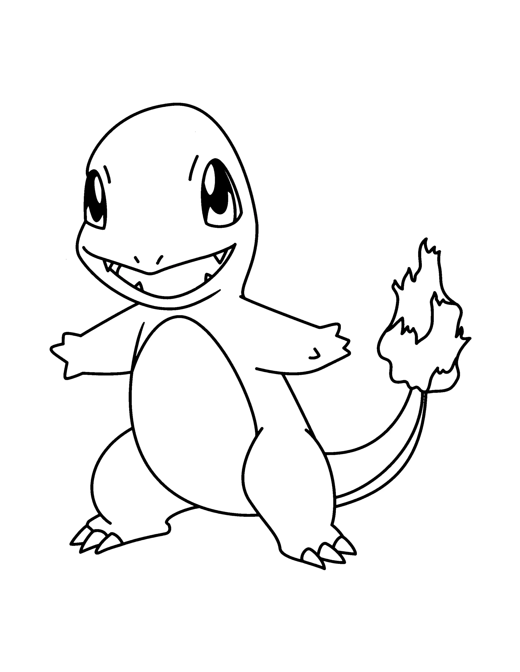 Desenhos de Charmander Para Colorir 2