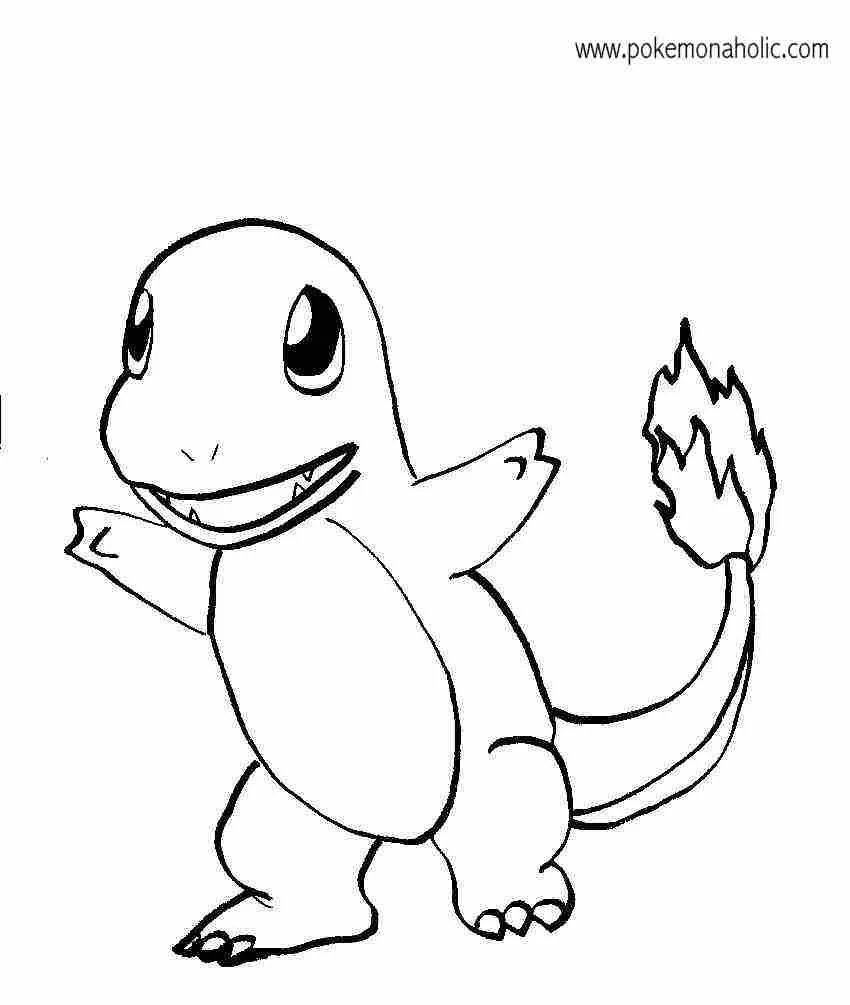 Desenhos de Charmander Para Colorir 4