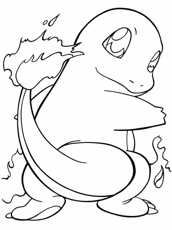 Desenhos de Charmander Para Colorir 7