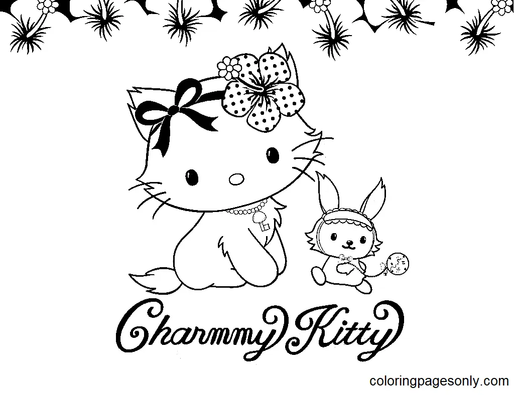 Desenhos de Charmmy Kitty Para Colorir 28