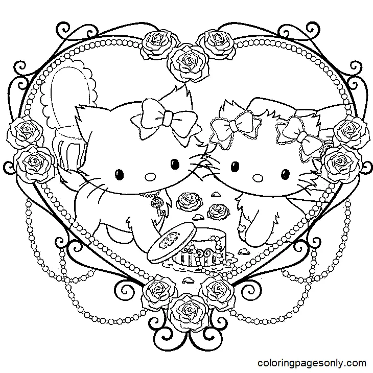 Desenhos de Charmmy Kitty Para Colorir 3