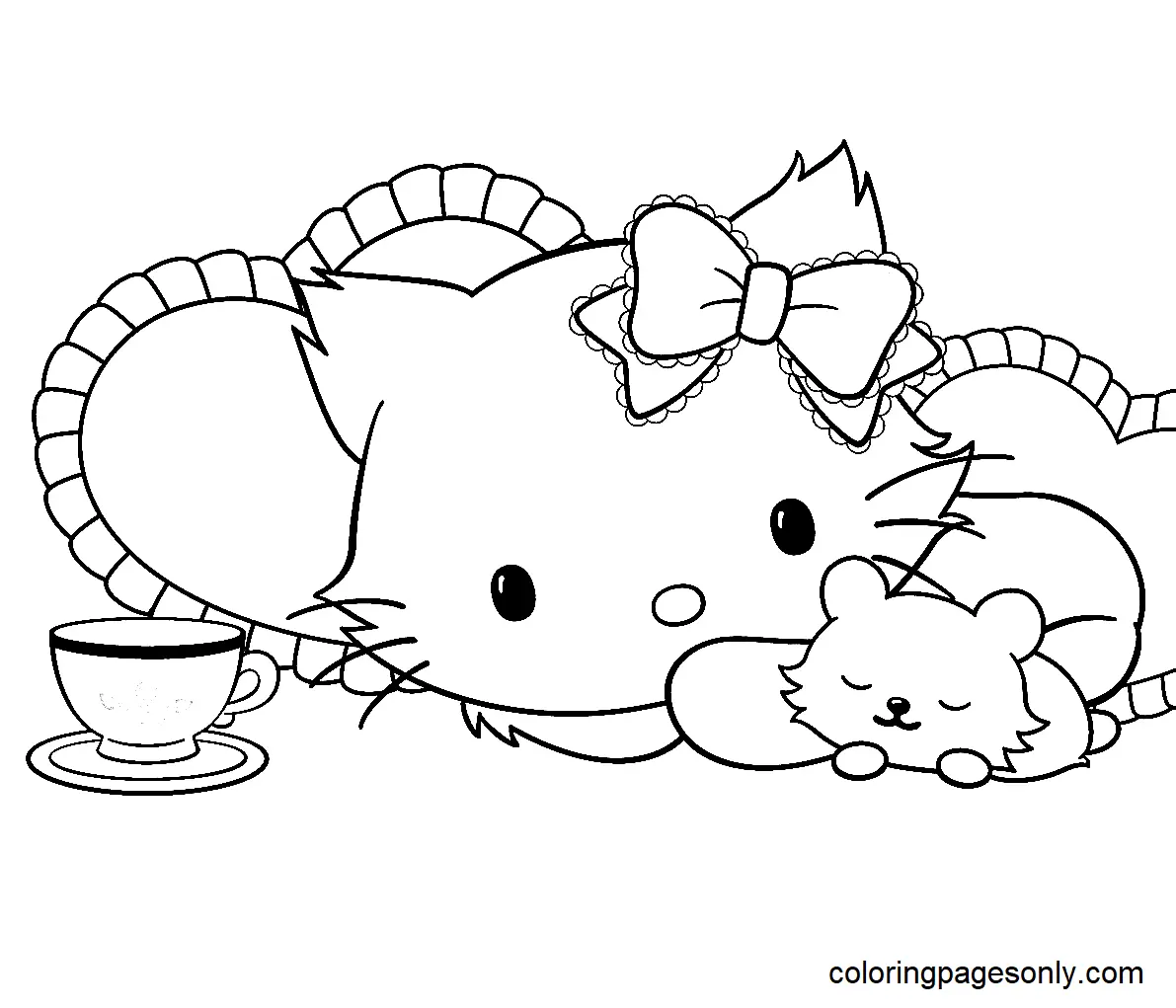 Desenhos de Charmmy Kitty Para Colorir 6