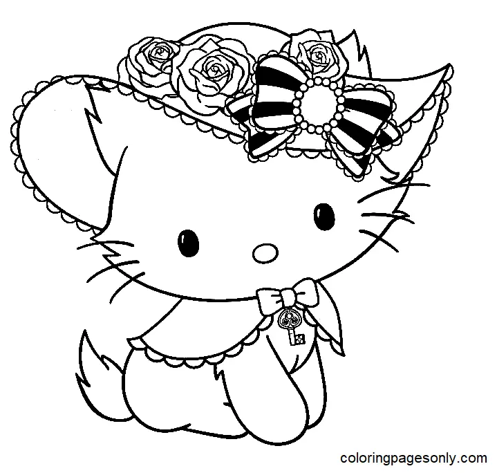 Desenhos de Charmmy Kitty Para Colorir 7