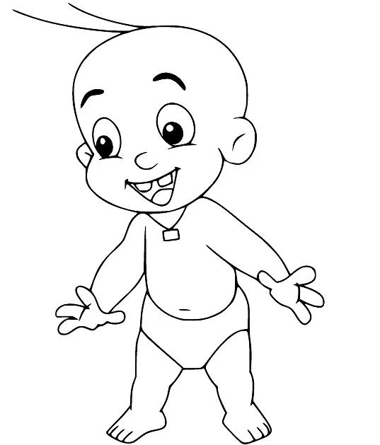 Desenhos de Chhota Bheem Para Colorir 15