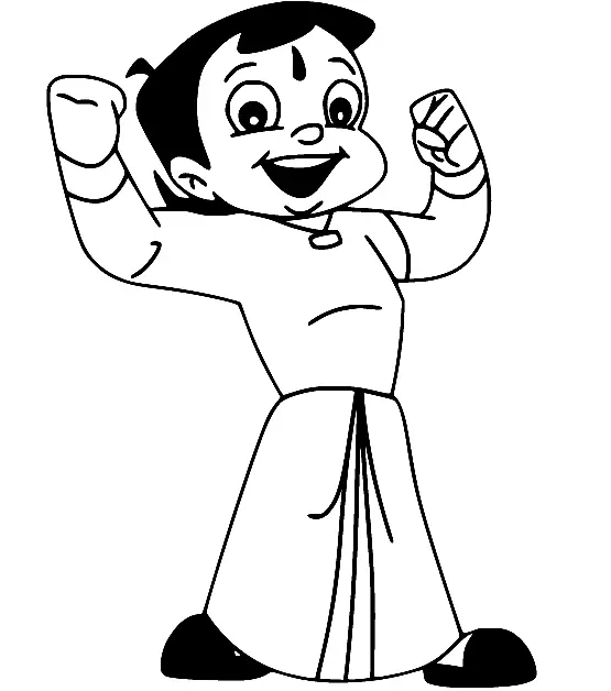 Desenhos de Chhota Bheem Para Colorir 16