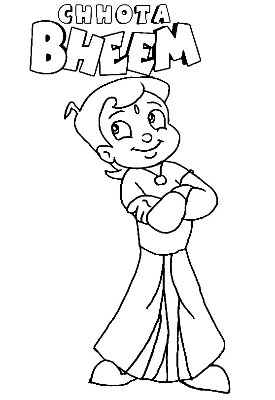 Desenhos de Chhota Bheem Para Colorir 17