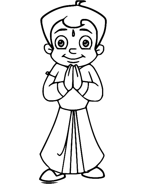 Desenhos de Chhota Bheem Para Colorir 19