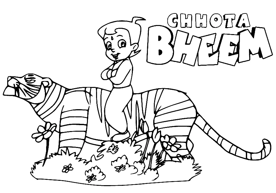 Desenhos de Chhota Bheem Para Colorir 20