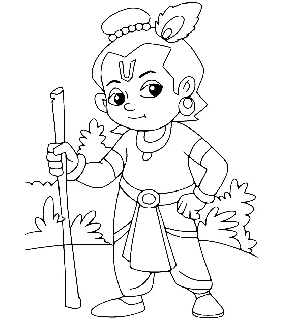 Desenhos de Chhota Bheem Para Colorir 23