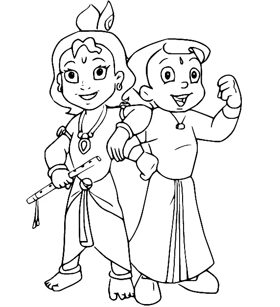 Desenhos de Chhota Bheem Para Colorir 3