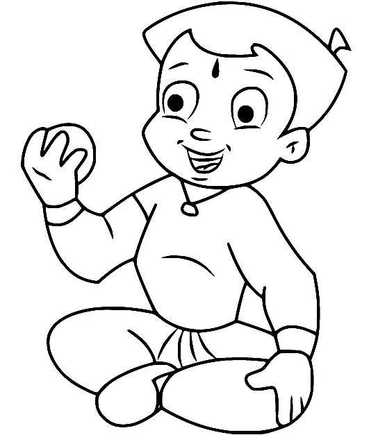 Desenhos de Chhota Bheem Para Colorir 31