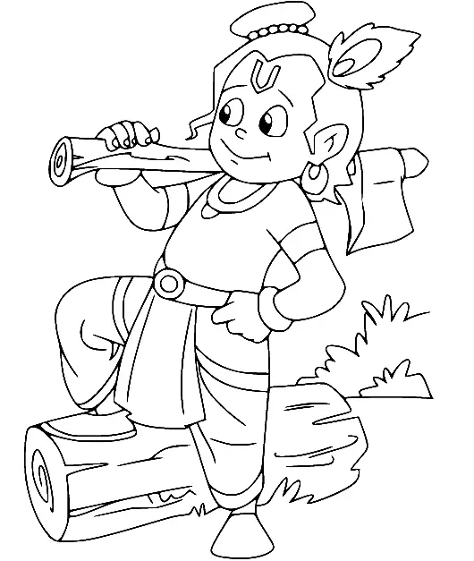 Desenhos de Chhota Bheem Para Colorir 34