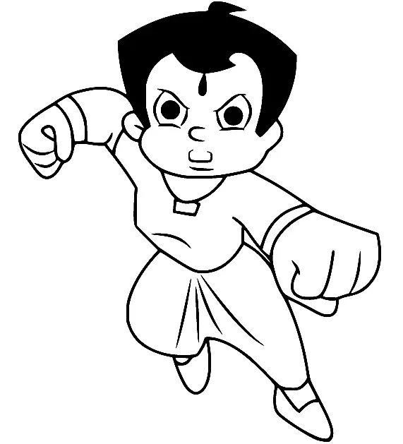 Desenhos de Chhota Bheem Para Colorir 37