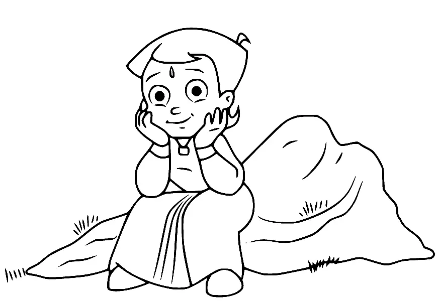 Desenhos de Chhota Bheem Para Colorir 38