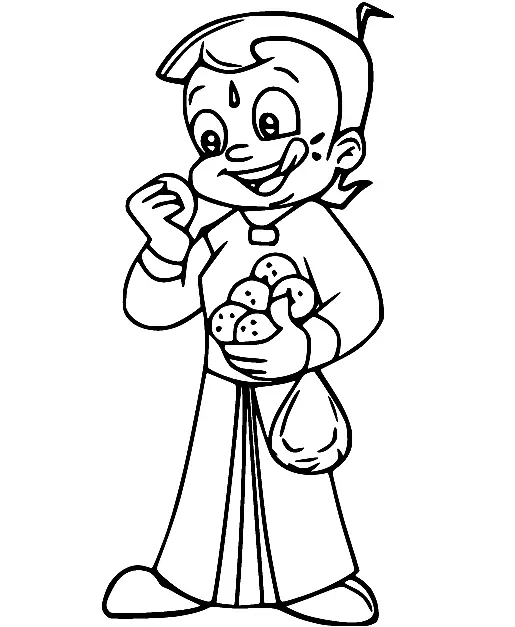 Desenhos de Chhota Bheem Para Colorir 39