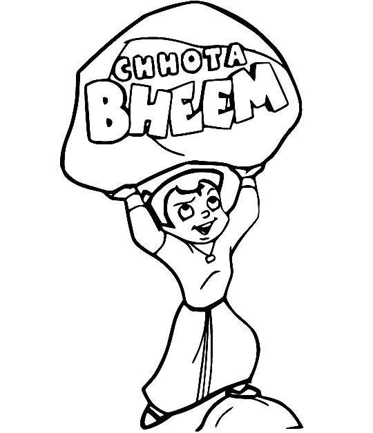 Desenhos de Chhota Bheem Para Colorir 45