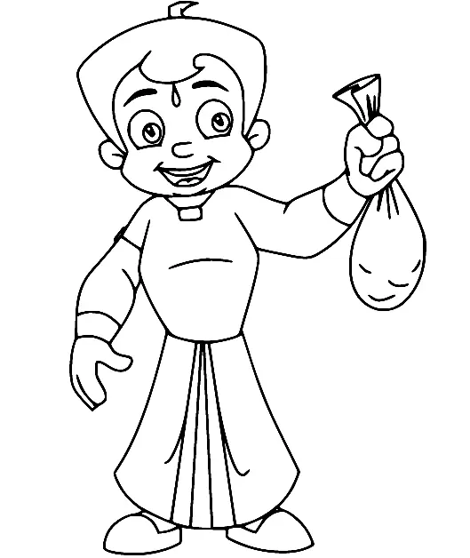 Desenhos de Chhota Bheem Para Colorir 47