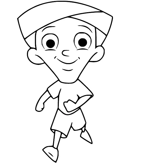 Desenhos de Chhota Bheem Para Colorir 6