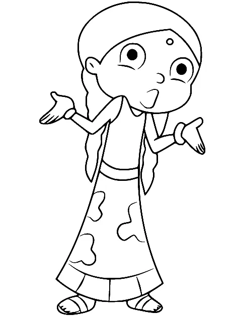 Desenhos de Chhota Bheem Para Colorir 8