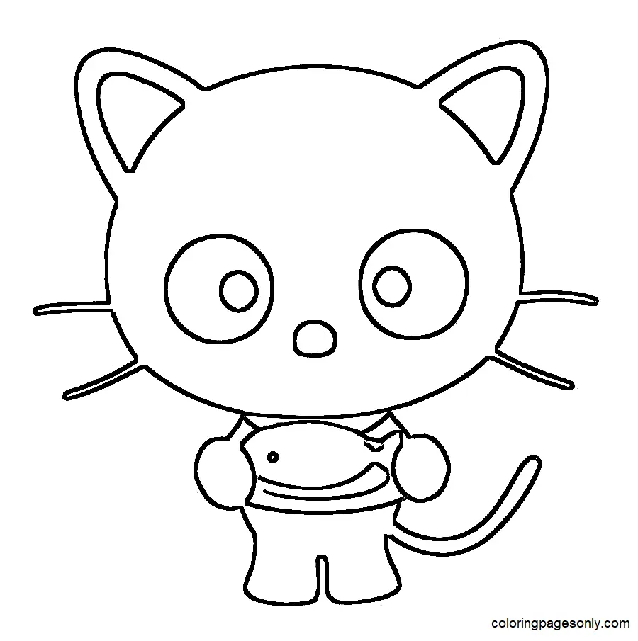 Desenhos de Chococat Para Colorir 10