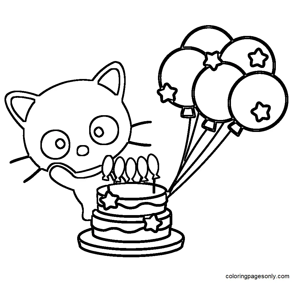 Desenhos de Chococat Para Colorir 17