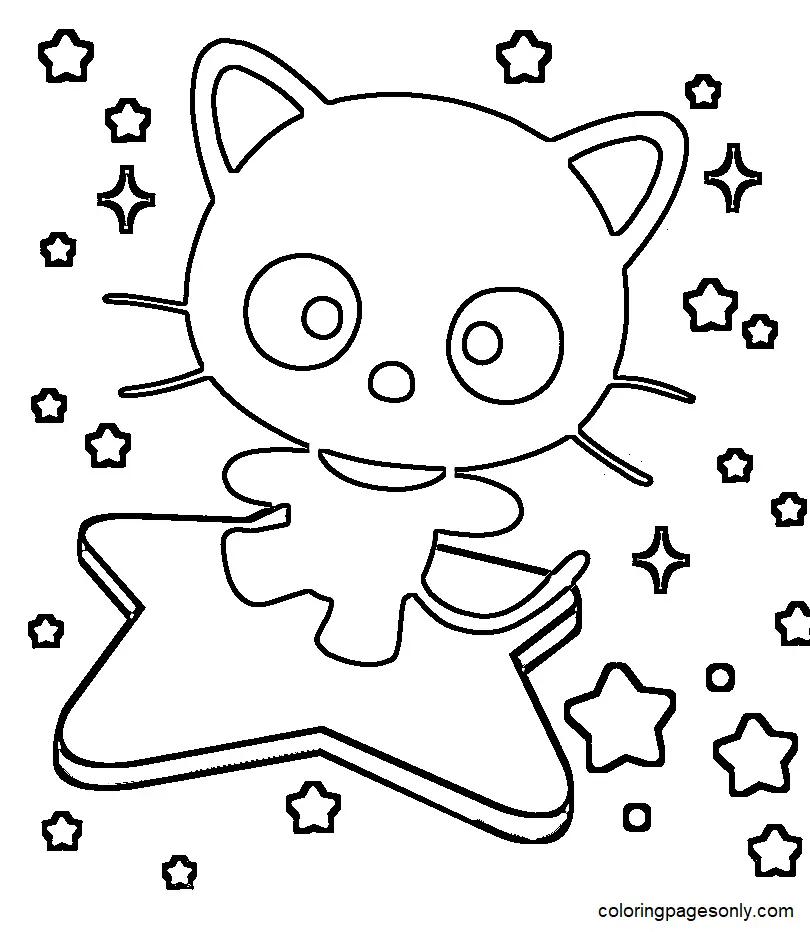 Desenhos de Chococat Para Colorir 2