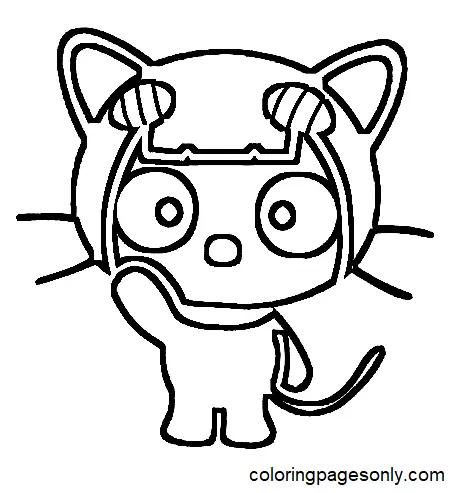 Desenhos de Chococat Para Colorir 29