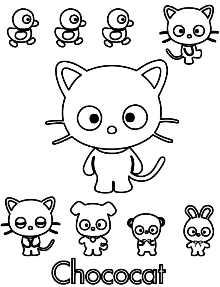 Desenhos de Chococat Para Colorir 32