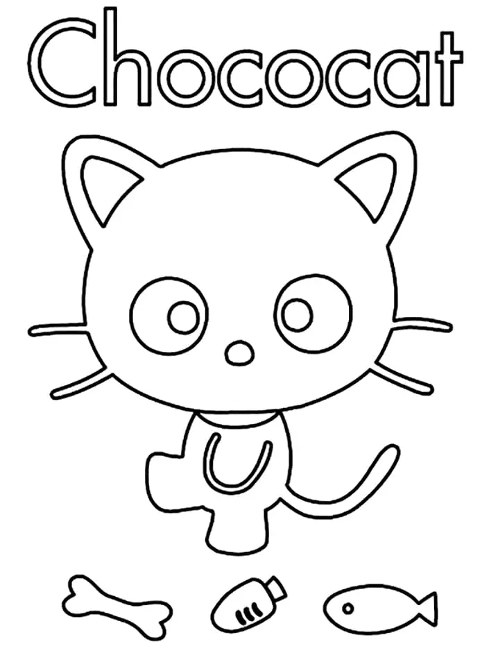 Desenhos de Chococat Para Colorir 34