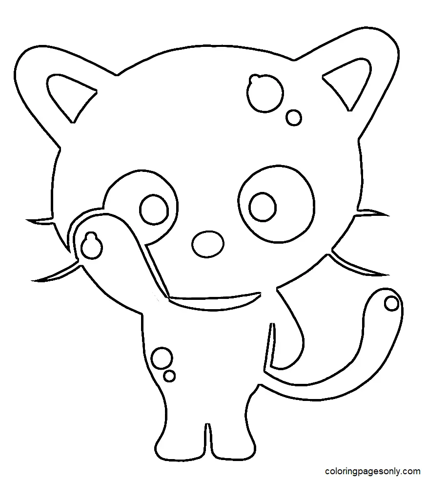 Desenhos de Chococat Para Colorir 36