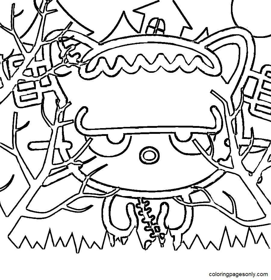 Desenhos de Chococat Para Colorir 37