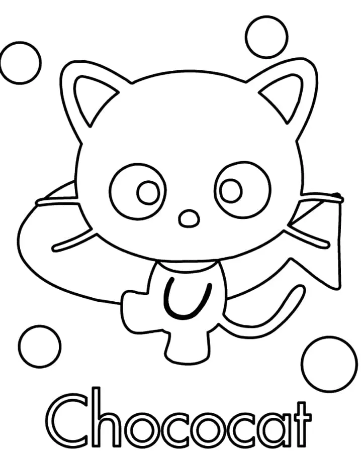 Desenhos de Chococat Para Colorir 39