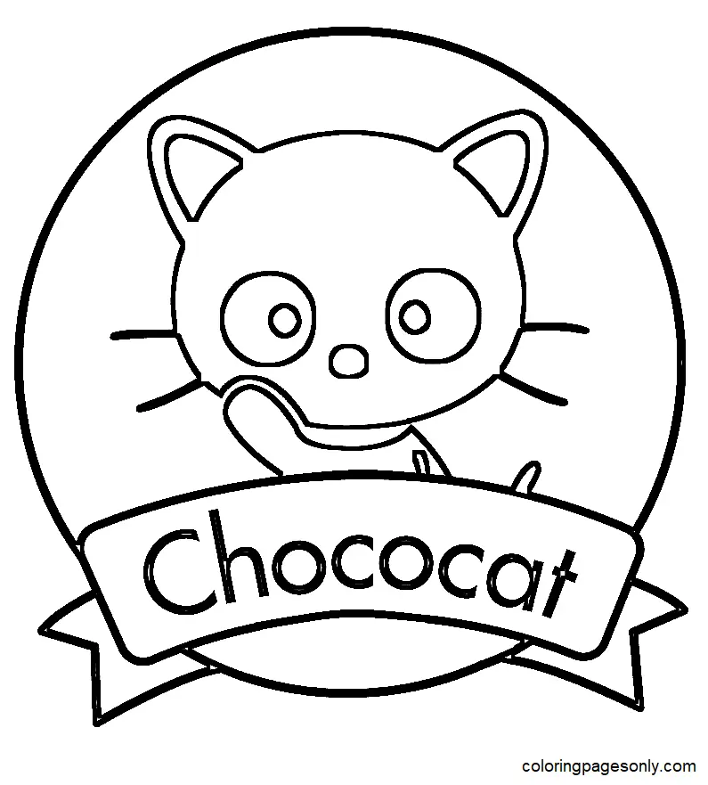 Desenhos de Chococat Para Colorir 4